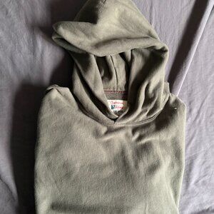 TODD SNYDER x CHAMPION POPOVER HOODIE in ARMY GREEN MEDIUM $138